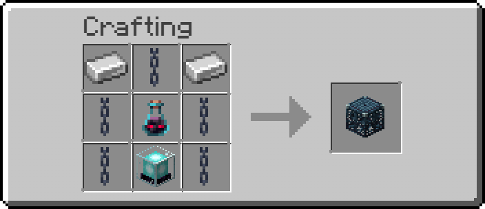 minecrft spawner crafting recipe