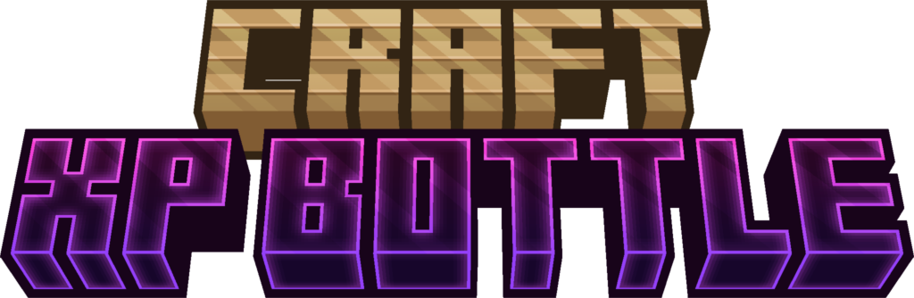 craft xp bottle datapack/mod title image minecraft