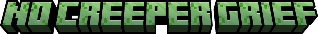 no creeper grief datapack/mod title image minecraft