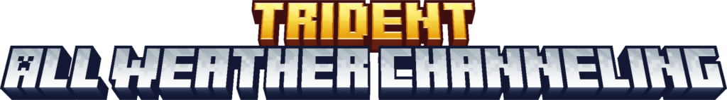 trident all weather channeling datapack/mod title image minecraft